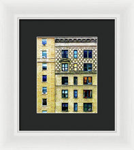 New York City Apartment Building - Framed Print