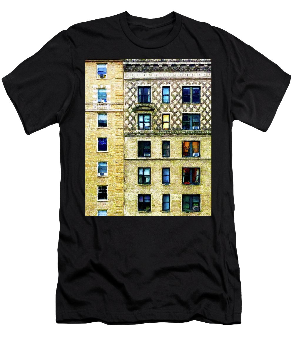 New York City Apartment Building - Men's T-Shirt (Athletic Fit)
