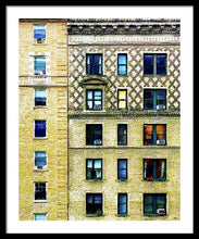 New York City Apartment Building - Framed Print