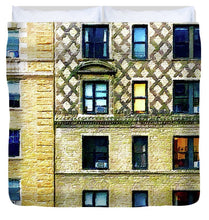 New York City Apartment Building - Duvet Cover