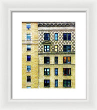New York City Apartment Building - Framed Print