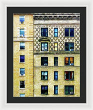 New York City Apartment Building - Framed Print