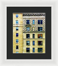 New York City Apartment Building - Framed Print
