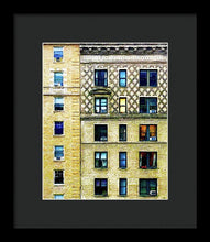 New York City Apartment Building - Framed Print