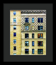 New York City Apartment Building - Framed Print