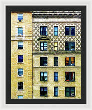 New York City Apartment Building - Framed Print