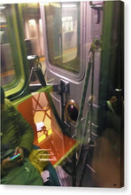 Photo On The New York City Subway - Canvas Print
