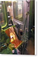 Photo On The New York City Subway - Canvas Print