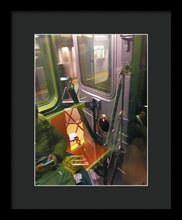 Photo On The New York City Subway - Framed Print