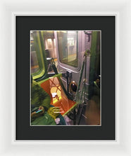 Photo On The New York City Subway - Framed Print