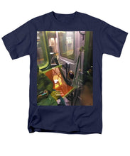Photo On The New York City Subway - Men's T-Shirt  (Regular Fit)