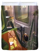 Photo On The New York City Subway - Duvet Cover