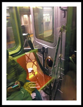 Photo On The New York City Subway - Framed Print