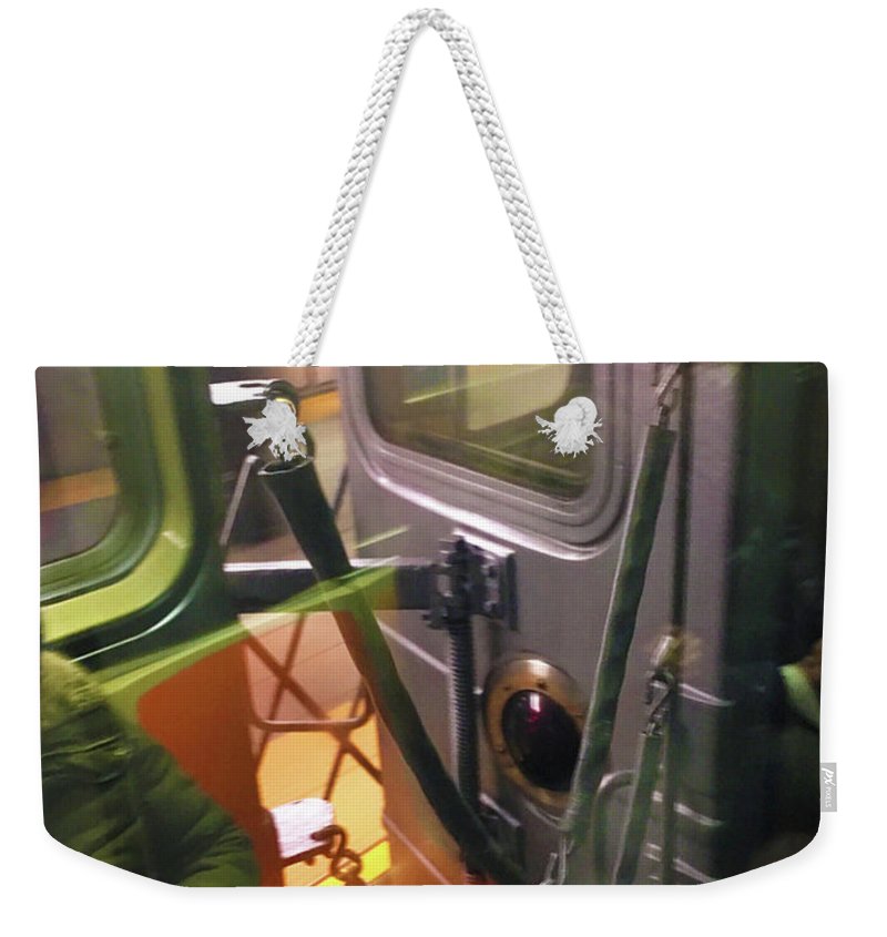 Photo On The New York City Subway - Weekender Tote Bag