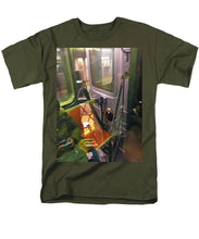 Photo On The New York City Subway - Men's T-Shirt  (Regular Fit)