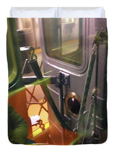Photo On The New York City Subway - Duvet Cover