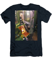Photo On The New York City Subway - Men's T-Shirt (Athletic Fit)