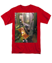 Photo On The New York City Subway - Men's T-Shirt  (Regular Fit)