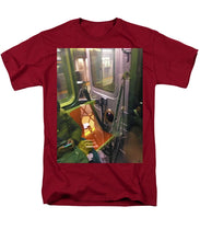 Photo On The New York City Subway - Men's T-Shirt  (Regular Fit)