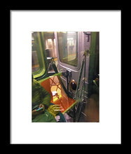 Photo On The New York City Subway - Framed Print
