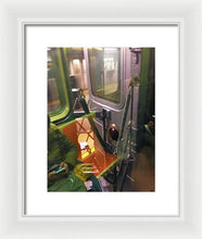 Photo On The New York City Subway - Framed Print