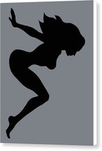 Our Bodies Our Way Future Is Female Feminist Statement Mudflap Girl Diving - Canvas Print Canvas Print Pixels 6.000" x 8.000" White Glossy