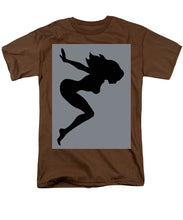Our Bodies Our Way Future Is Female Feminist Statement Mudflap Girl Diving - Men's T-Shirt  (Regular Fit) Men's T-Shirt (Regular Fit) Pixels Coffee Small 