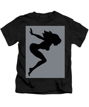 Our Bodies Our Way Future Is Female Feminist Statement Mudflap Girl Diving - Kids T-Shirt Kids T-Shirt Pixels Black Small 