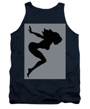 Our Bodies Our Way Future Is Female Feminist Statement Mudflap Girl Diving - Tank Top Tank Top Pixels Navy Small 