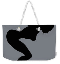 Our Bodies Our Way Future Is Female Feminist Statement Mudflap Girl Diving - Weekender Tote Bag Weekender Tote Bag Pixels 24" x 16" White 