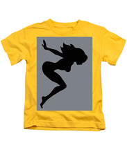 Our Bodies Our Way Future Is Female Feminist Statement Mudflap Girl Diving - Kids T-Shirt Kids T-Shirt Pixels Yellow Small 