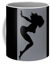 Our Bodies Our Way Future Is Female Feminist Statement Mudflap Girl Diving - Mug Mug Pixels Small (11 oz.)  