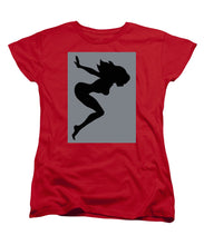 Our Bodies Our Way Future Is Female Feminist Statement Mudflap Girl Diving - Women's T-Shirt (Standard Fit) Women's T-Shirt (Standard Fit) Pixels Red Small 