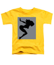 Our Bodies Our Way Future Is Female Feminist Statement Mudflap Girl Diving - Toddler T-Shirt Toddler T-Shirt Pixels Yellow Small 
