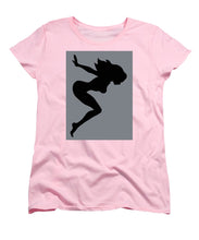 Our Bodies Our Way Future Is Female Feminist Statement Mudflap Girl Diving - Women's T-Shirt (Standard Fit) Women's T-Shirt (Standard Fit) Pixels Pink Small 
