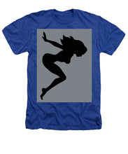 Our Bodies Our Way Future Is Female Feminist Statement Mudflap Girl Diving - Heathers T-Shirt Heathers T-Shirt Pixels Royal Small 