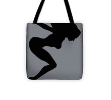 Our Bodies Our Way Future Is Female Feminist Statement Mudflap Girl Diving - Tote Bag Tote Bag Pixels 13" x 13"  
