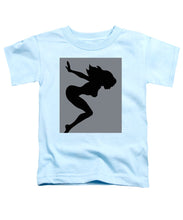 Our Bodies Our Way Future Is Female Feminist Statement Mudflap Girl Diving - Toddler T-Shirt Toddler T-Shirt Pixels Light Blue Small 