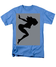 Our Bodies Our Way Future Is Female Feminist Statement Mudflap Girl Diving - Men's T-Shirt  (Regular Fit) Men's T-Shirt (Regular Fit) Pixels Carolina Blue Small 