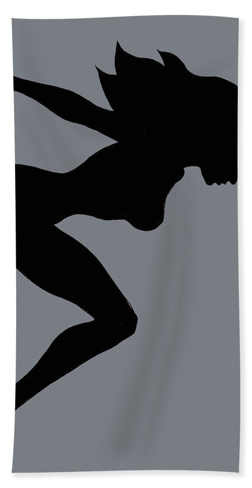 Our Bodies Our Way Future Is Female Feminist Statement Mudflap Girl Diving - Beach Towel Beach Towel Pixels Beach Towel (32