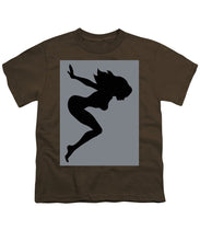 Our Bodies Our Way Future Is Female Feminist Statement Mudflap Girl Diving - Youth T-Shirt Youth T-Shirt Pixels Coffee Small 