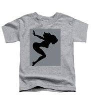 Our Bodies Our Way Future Is Female Feminist Statement Mudflap Girl Diving - Toddler T-Shirt Toddler T-Shirt Pixels Heather Small 
