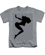 Our Bodies Our Way Future Is Female Feminist Statement Mudflap Girl Diving - Kids T-Shirt Kids T-Shirt Pixels Heather Small 