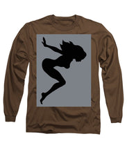 Our Bodies Our Way Future Is Female Feminist Statement Mudflap Girl Diving - Long Sleeve T-Shirt Long Sleeve T-Shirt Pixels Coffee Small 