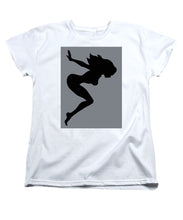Our Bodies Our Way Future Is Female Feminist Statement Mudflap Girl Diving - Women's T-Shirt (Standard Fit) Women's T-Shirt (Standard Fit) Pixels White Small 