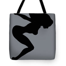 Our Bodies Our Way Future Is Female Feminist Statement Mudflap Girl Diving - Tote Bag Tote Bag Pixels 18" x 18"  