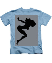Our Bodies Our Way Future Is Female Feminist Statement Mudflap Girl Diving - Kids T-Shirt Kids T-Shirt Pixels Carolina Blue Small 