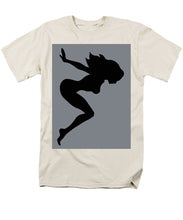 Our Bodies Our Way Future Is Female Feminist Statement Mudflap Girl Diving - Men's T-Shirt  (Regular Fit) Men's T-Shirt (Regular Fit) Pixels Cream Small 