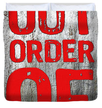 Out Of Order - Duvet Cover