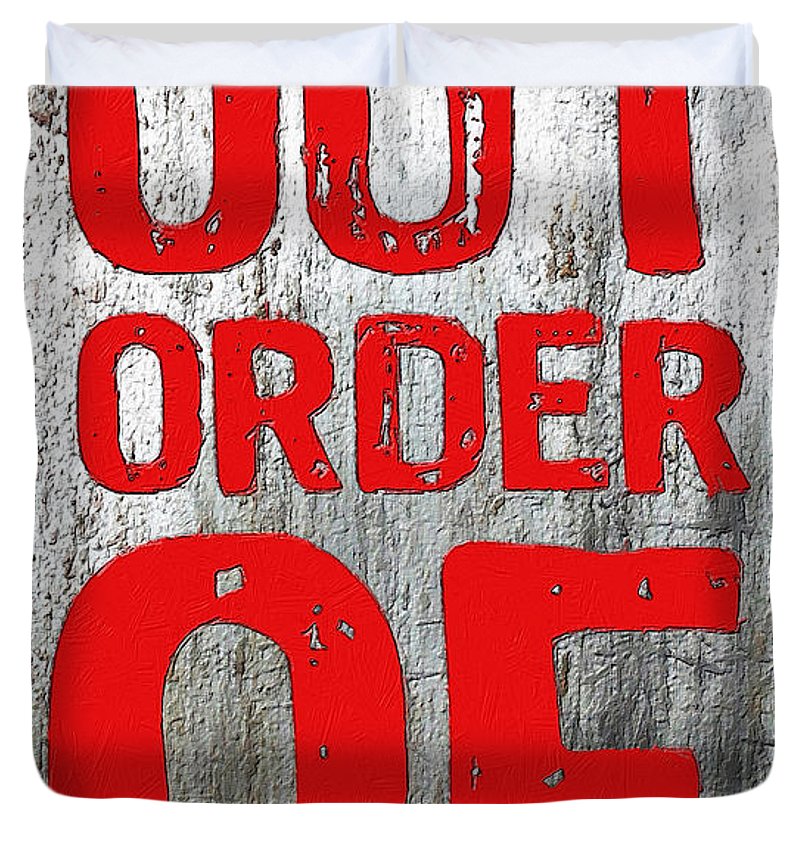 Out Of Order - Duvet Cover